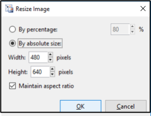 Resize Window